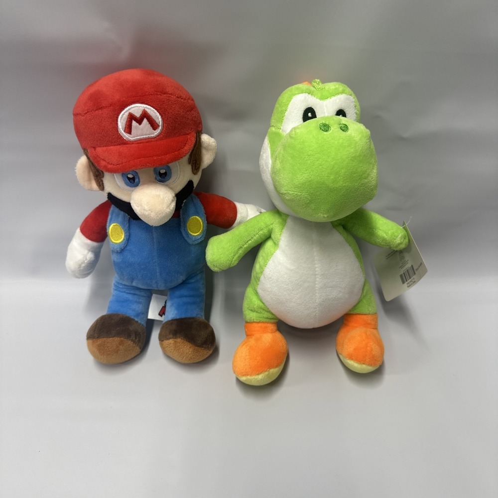New Super Mario Bros. Mario And Yoshi 12" plush